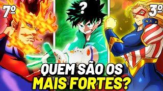 OS 10 PERSONAGENS MAIS FORTES DE BOKU NO HERO! | MY HERO ACADEMIA