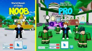 Noob a Pro en 24 HORAS! en Anime Clicker Simulator Roblox