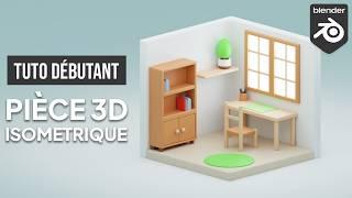 TUTO - Faire une maison isométrique lowpoly sur Blender