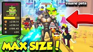 I Became MAX SIZE In Giant Simulator AND GOT THE BEST PET EVER!! (Roblox)