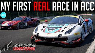 My First Ever Competitive Assetto Corsa Competizione Race!