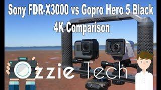 Sony FDR-x3000 vs GoPro Hero 5 Black 4K Comparison