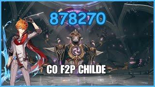 C0 F2P Childe 878K Damage