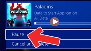 PS4 HOW TO PAUSE DOWNLOADS NEW!