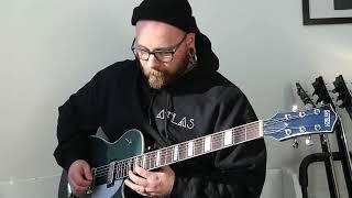 This guitar handles REALLY low tunings: GRETSCH ELECTROMATIC JET BARITONE - DEMO in drop D# tuning