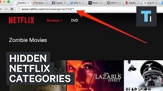 Hidden Netflix categories