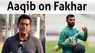 Aaqib gives message clear message on Fakhar zaman