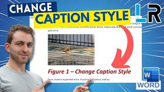 MS Word: Change caption style  1 MINUTE