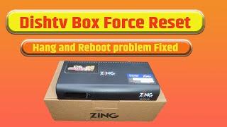 Zing Dishtv and D2h Box hang and Reboot Problem Fix | Hard Reset Secret Code Dishtv Zing Box