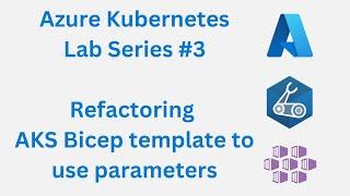 Refactoring AKS Bicep Template To Use Parameters - Using New Bicepparam File - GitHub Copilot