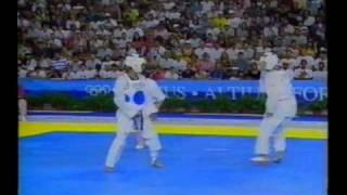 TAEKWONDO Gergely Salim 1992 Olympic Games vs. Juan Moreno (Part 2)