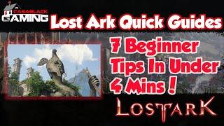 Lost Ark 7 Beginner Tips in Less than 4 Mins - Quick Guide