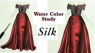 Silk | Water Color Series | Fashion Illustration