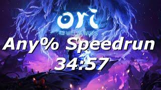 Ori wotw Any% (Easy) Speedrun in 34:57