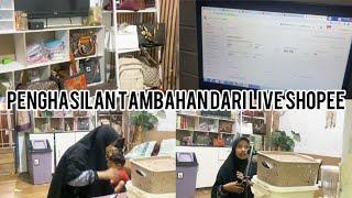 Penghasilan Tambahan dari live shopee alhamdulillah lumayan banget