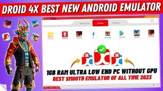 Droid4x New Android Emulator Best For Low End PC | Droid 4X Free Fire 1GB Ram PC Emulator (2023)