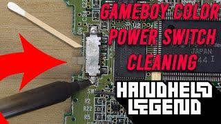 Gameboy Color Power Switch Cleaning