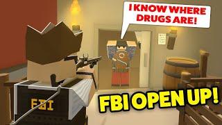 FBI OPEN UP! Finding Information On The Were About Of Mafia's Hidden BASE Unturned Serious Roleplay