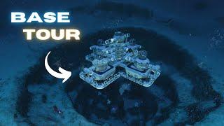 Subnautica Base Tour: Reaper Leviathan Observatory in the Dunes
