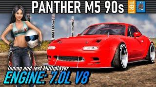 CarX Drift Racing 2 - PANTHER M5 90s - 7.0L V8 Tuning and Test Multiplayer