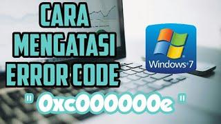 Cara mengatasi Error code 0xc000000e windows 7 | toshiba daynabook Satellite