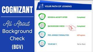 Cognizant | Background Check | All you need to know