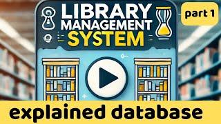 #01 PHP Online Library Management System for Beginners | Creating Database