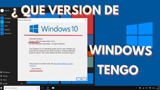 Como saber que version de windows tengo