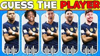 Guess Football Player, Character, Youtuber, Tiktokker by their SONG  CR7, MrBeast IshowSpeed,Messi