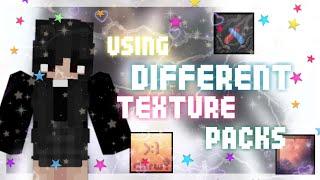 using different texture packs | solo bedwars commentary | hypixel bedwars
