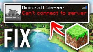 How To Fix Can't Connect To Server On Minecraft - Full Guide
