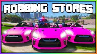 GTA 5 Roleplay - ROBBING STORES DRESSED EXACTLY THE SAME | RedlineRP