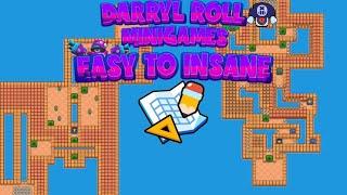 Top 4 Darryl Roll Minigames Easy to INSANE (2500 subs special)