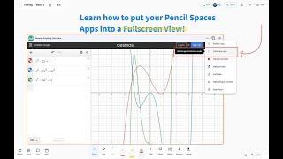 How to use Fullscreen View on any App in your Pencil Spaces App Library | Pencil Spaces Tutorials