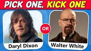 Pick One Kick One TV Characters 