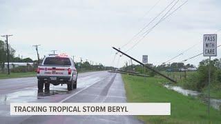Power outages around Houston past 2 million as Beryl pushes inland through Texas