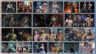 All Exclusive Skins, Collections & General Skins released in DBDmobile during the second year.