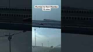 Mumbai to Navi Mumbai in 15 min! 5 things to know about the Mumbai Trans Harbour Link #shorts