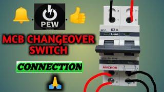 MCB CHANGEOVER SWITCH CONNECTION