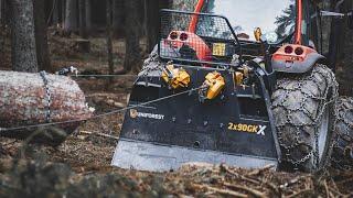 2x90GKX Professional Forestry Winch: Double Pulling Force with Complete Control