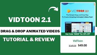 VidToon 2.1 Tutorial & Review 2024 | Best Appsumo Lifetime Deal | Saas LTD Hunter