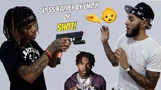 Guess Rapper by Emoji or SHOT w/ Glock BB Gun! 