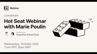 Hot Seat with Marie Poulin: Building a CRM from Scratch