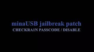 MinaUSB Jailbreak Patch iOS 13.4 13.4.1 and up
