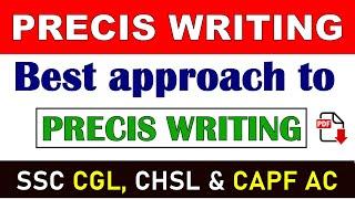 Precis writing practice in english for ssc cgl & ssc chsl | Precis writing in english practice set 1