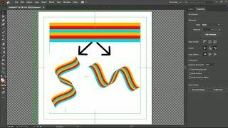 A Simple Trick to Create A Ribbon effect in Adobe Illustrator