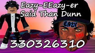 Eazy-E Roblox Radio Codes/IDs