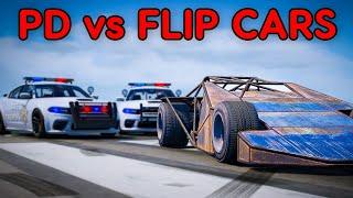 GTA 5 Roleplay - FLIP CARS destroy cops!!! - RedlineRP