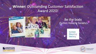 'Be the body' (Sutton Housing Society): Outstanding Customer Service Winner - SECBE Awards 2020