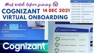 First Day at Cognizant Cognizant Virtual Onboarding Process | Must watch  #cognizant #cts #itjobs